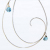 Kohaku Blue Earring